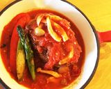 基本のハンバーグ、トマトソース煮込み作り方11写真