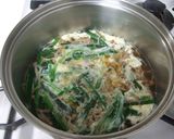 ニラとなめたけの中華スープ作り方4写真