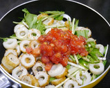 簡単！ちくわと水菜のイタリアンソテー作り方3写真
