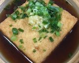 ひとり土鍋で絹厚揚げのあごだしつゆ煮作り方4写真