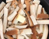 余ったパン耳でオニオンスープグラタン☆作り方5写真