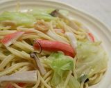 ●ｻﾞｯｸﾘｷｬﾍﾞﾂの和風ﾊﾟｽﾀ●作り方3写真