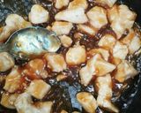 安いトリムネ肉でジューシー照り焼きチキン作り方4写真