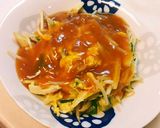 激安！節約！もやし卵の甘酢あんかけ作り方7写真