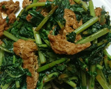厚揚げとかぶらの葉っぱのピリ辛ゴマ油炒め作り方6写真