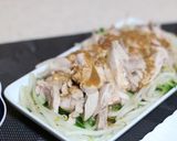 しっとりふっくら茹で鶏のバンバンジー作り方3写真