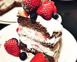 糖質制限◆カフェモカ風味ネイキッドケーキ作り方9写真