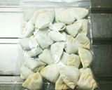 餃子の皮でトルテリーニ作り方8写真