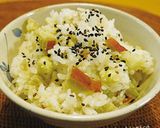 【もち米】きのこのおこわ作り方9写真