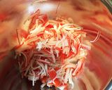 簡単パラパラ＊かにかまチャーハン作り方1写真