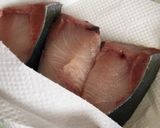 鰤の漬け焼き準備と焼き〜(o˘◡˘o)♡作り方6写真