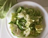ほんのり甘いキャベツの煮びたし作り方1写真