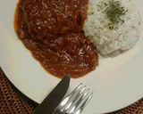 ちょこっとヘルシーな煮込みハンバーグ。作り方12写真