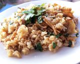 黒胡椒DE舞茸のにんにくバター焼きご飯❤作り方5写真