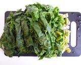 ちぢみほうれん草餃子作り方1写真