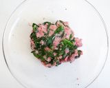 ちぢみほうれん草餃子作り方4写真