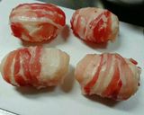 簡単☆肉巻きおにぎり作り方1写真