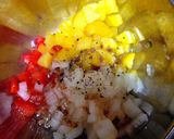 テーブル華やぐスライストマトのサラダ作り方2写真