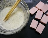 お弁当！ソーセージの青のり天ぷら作り方1写真