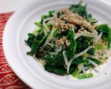 ほうれん草とモヤシのナムル！お弁当にも！作り方3写真