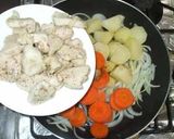 鶏むね肉のクリーム煮♪マヨネーズ＋牛乳で作り方7写真