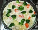 鶏むね肉のクリーム煮♪マヨネーズ＋牛乳で作り方12写真