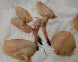 アンコウの米粉揚げ。作り方1写真