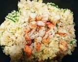 海老レタスチャーハンガーリック風味作り方9写真