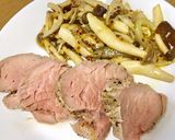 ヒレ肉のローストポーク〜キノコを添えて〜作り方9写真