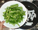 冷凍イカとピーマンの棒々鶏ソース炒めもの作り方6写真
