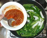冷凍イカとピーマンの棒々鶏ソース炒めもの作り方7写真