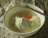 1歳のおやつ☆ボール1つでレンジ蒸しパン作り方1写真