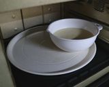 1歳のおやつ☆ボール1つでレンジ蒸しパン作り方2写真