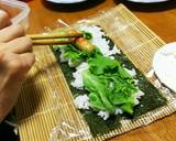 子どもむけ細巻き*ウインナーと肉の２種作り方3写真