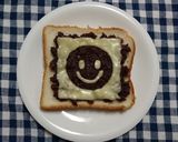 あんこ&チーズトースト作り方2写真