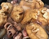 ヤリイカと餅巾着の炊き合わせ作り方10写真
