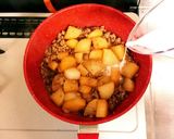 味染み大根の豚挽き肉そぼろあんかけ作り方10写真