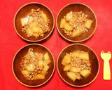味染み大根の豚挽き肉そぼろあんかけ作り方11写真