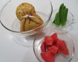 餅巾着とがんもの昆布含め煮作り方1写真