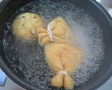 餅巾着とがんもの昆布含め煮作り方2写真