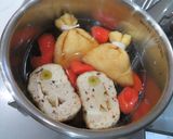 餅巾着とがんもの昆布含め煮作り方4写真