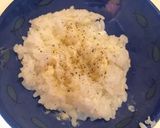 朝食に！レンジでずぼらチーズリゾット風作り方1写真
