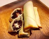 つぶあんとクリームチーズの春巻き作り方4写真