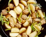 鶏とかぶの炒め煮＊ゆずあんかけ作り方5写真