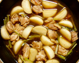 鶏とかぶの炒め煮＊ゆずあんかけ作り方6写真
