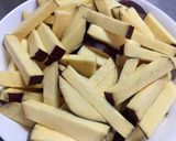 さつまいもの甘じょっぱ炒め作り方1写真