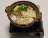 【ひとり鍋】豆乳入り♡牛カレー鍋作り方3写真