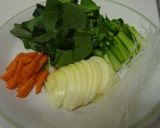 小松菜のスープ作り方1写真
