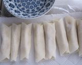 餃子の皮で焼きバナナ作り方2写真