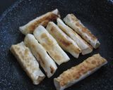 餃子の皮で焼きバナナ作り方4写真